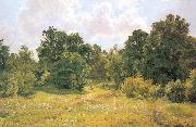 Ivan Shishkin Deciduous Forest Edge Spain oil painting artist